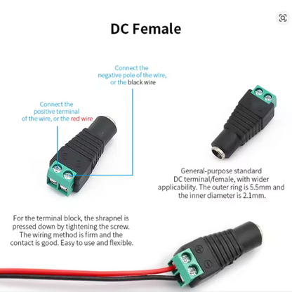 Adjustable AC to DC Power Supply - 3V–24V 3A Universal Laboratory Adapter with EU/US Plug and Alligator Clip