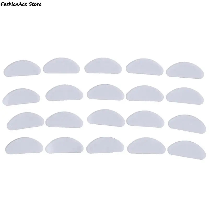 5 Pairs Adhesive Silicone Glasses Nose Pads - Non-Slip Clear & Black Thin Nosepads for Eyeglasses & Sunglasses