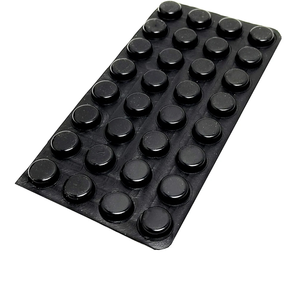 18–100Pcs Soft Silicone Anti-Slip Bumper Pads - Rubber Furniture Feet, Cabinet Dampers, Drawer & Door Cushion Protectors