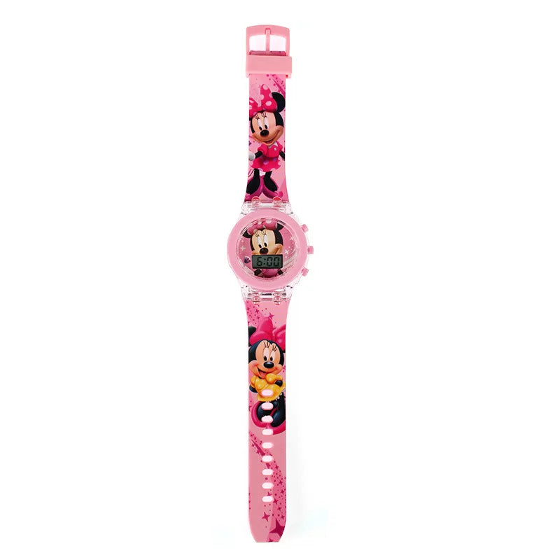 Flash Light Spiderman Kids Watch – Cartoon Hello Kitty & Mickey Design for Boys & Girls, Student Gift with Free Shipping