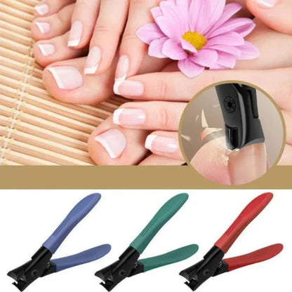 2023 New Anti-Splash Nail Clippers - Large Size Single Nail Trimmer for Thick and Hard Nails, Household Essential