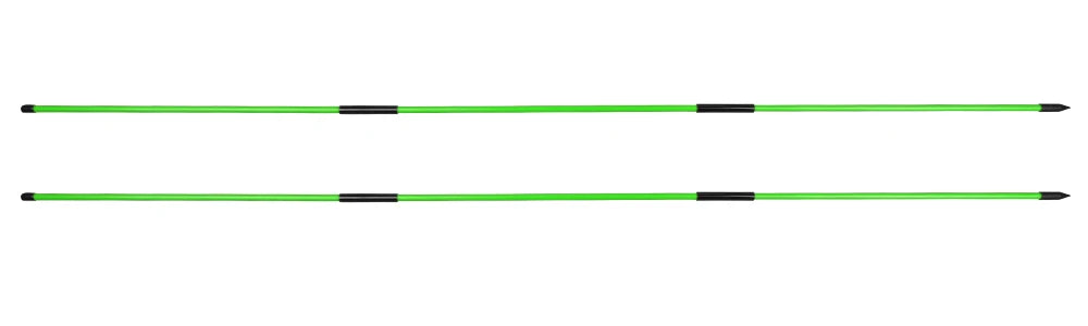 6 Colors Golf Alignment Sticks – Collapsible Practice Rods for Putter Green & Swing Training Tools