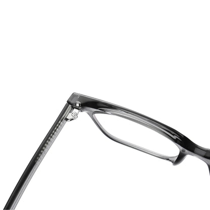 Kachawoo TR90 Anti-Blue Light Glasses – Unisex Square Frame, Transparent Grey, Korean Style Eyewear