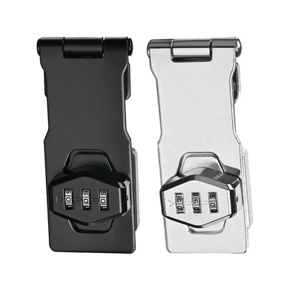 Keyless Mechanical Password Lock - Rotary Hasp Lock for Household, Garden, Interior, Mailbox, Bathroom, and Pet Doors