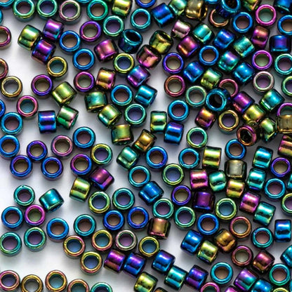 MKY 2.0MM Metallic Glass Beads - Loose Beads for DIY Handmade Crochet & Jewelry Crafts