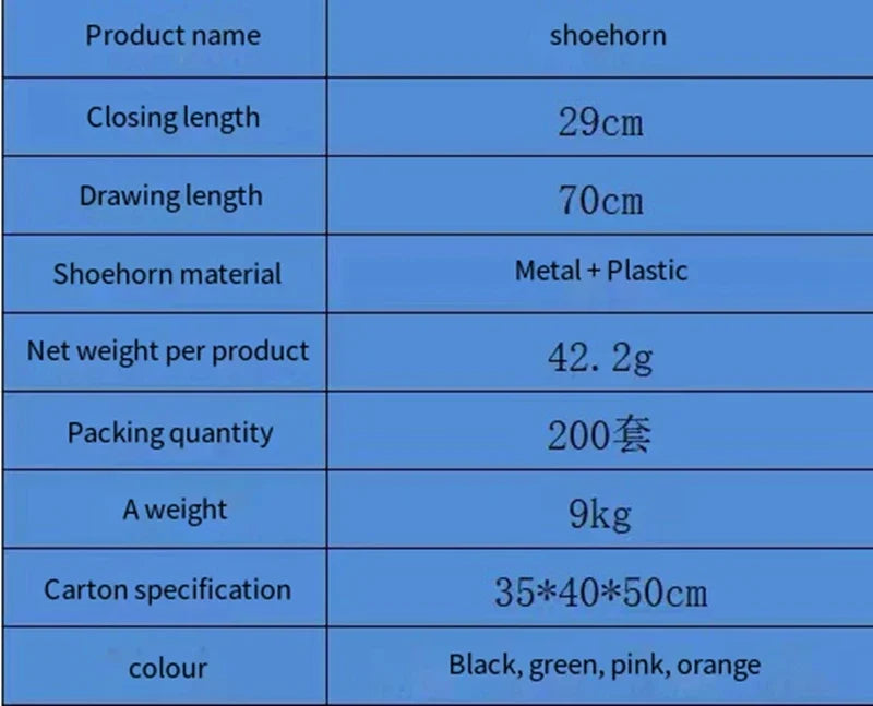 Stretchable Long Metal Shoehorn 30-71cm – Shoe Spoon for Pregnant Women & Elderly, No-Bend Shoe Wearing Aid