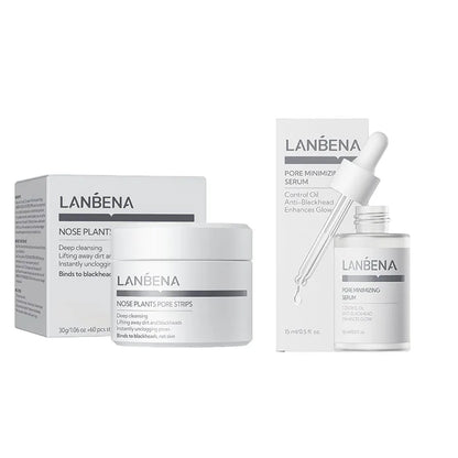 LANBENA Blackhead Remover Nose Pore Strips – Deep Cleansing Oil Control Peel-Off Face Mask (60 Stickers)