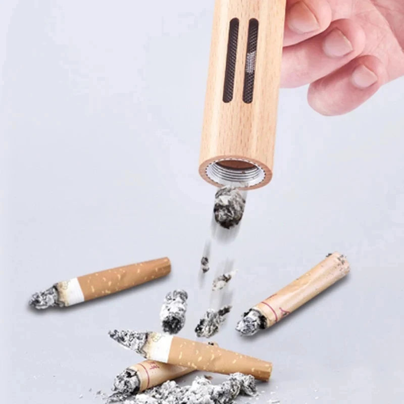 Portable Mini Car Ashtray - Leak-Proof Travel Smoke Ash Holder for Drivers