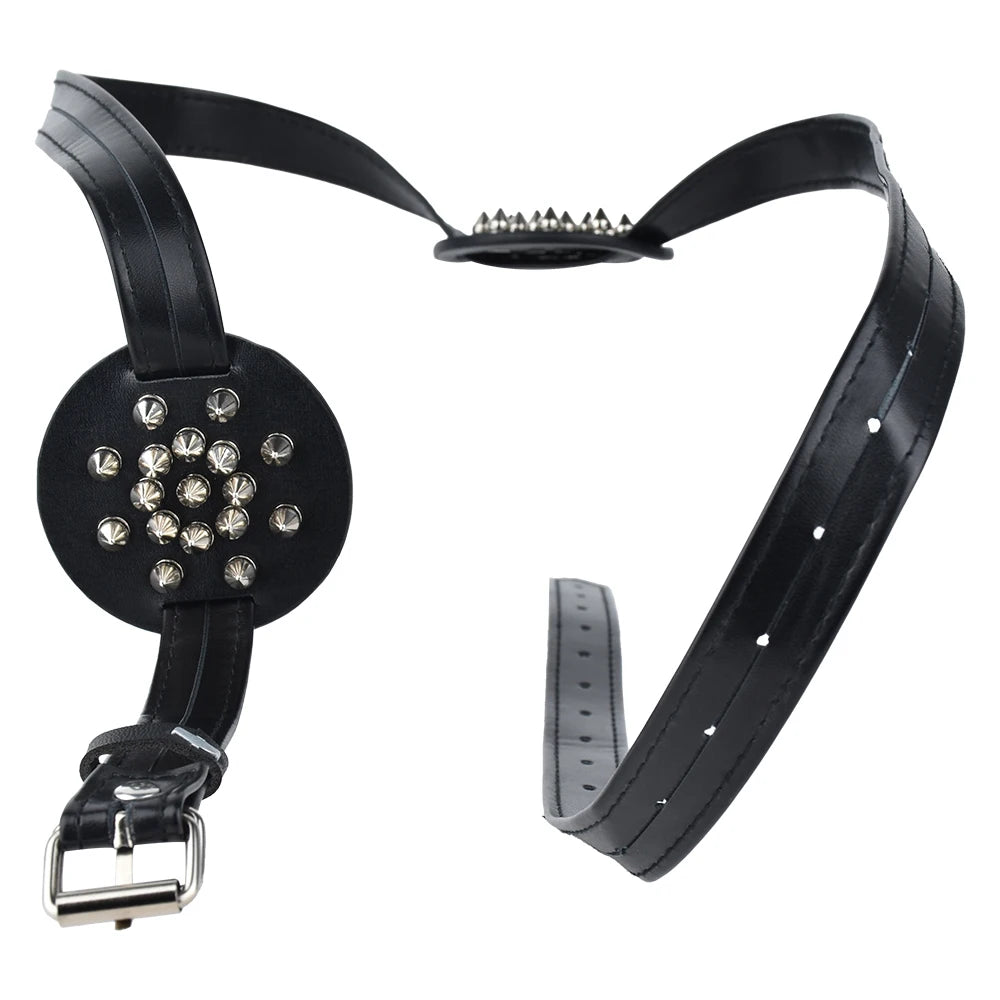 QKKQ Breast Harness and Nipple Cover Straps - Adjustable BDSM Chest Binder for Adults