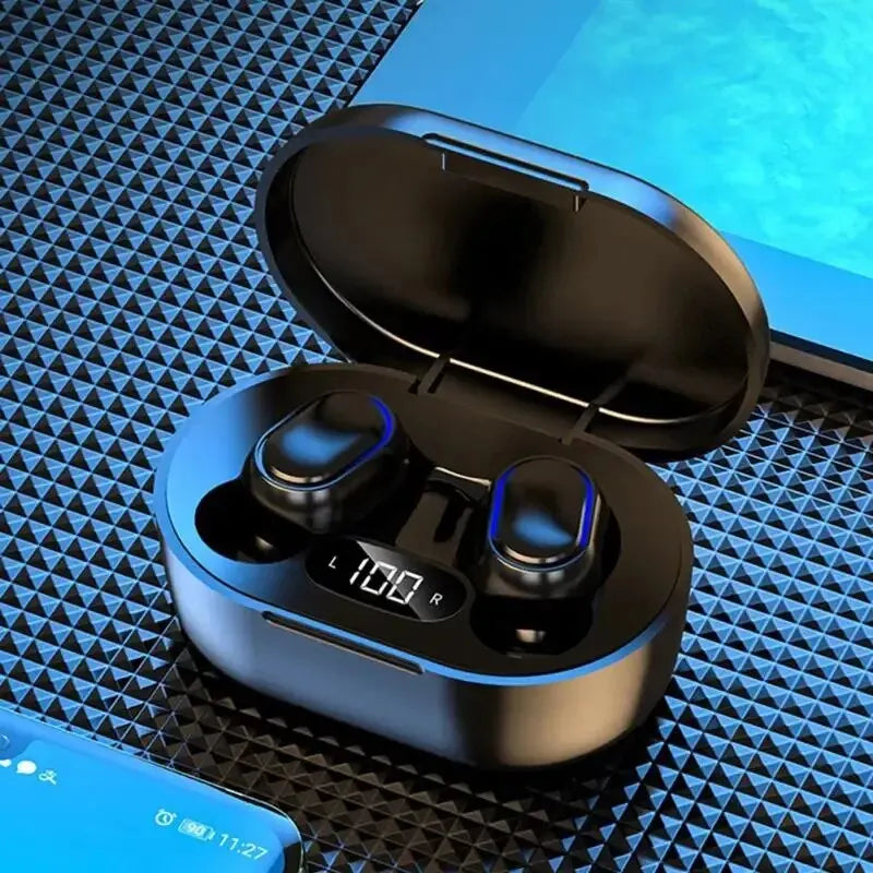 E7S TWS Wireless Headphones | Bluetooth Earphone Control Sport Headset | Waterproof Microphone Music Earphone | Compatible with All Smartphones