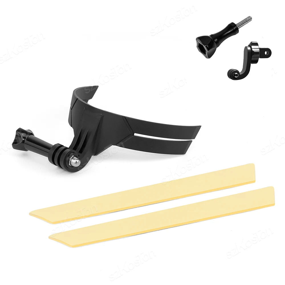 Motorcycle Helmet Chin Mount for Action Cameras – Full Face Holder for GoPro 13–8 & DJI Action 5/4