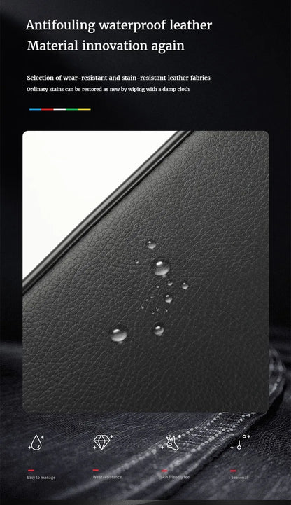 PU Leather Car Armrest Pad – Universal Heightened Center Console Cushion, Comfortable Armrest Cover (31cm x 20cm x 4.5cm)