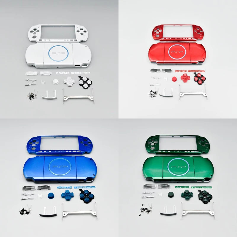 Replacement Faceplate Shell Case for PSP 3000 – Full Housing Cover with Buttons Kit for PSP3000 3006 3008
