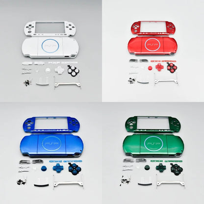 Replacement Faceplate Shell Case for PSP 3000 – Full Housing Cover with Buttons Kit for PSP3000 3006 3008