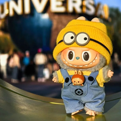 Cartoon Labubu Cute Minions Wukong DIY Outfit – Mini Vinyl Doll Clothing Set & Kawaii Accessories Gift