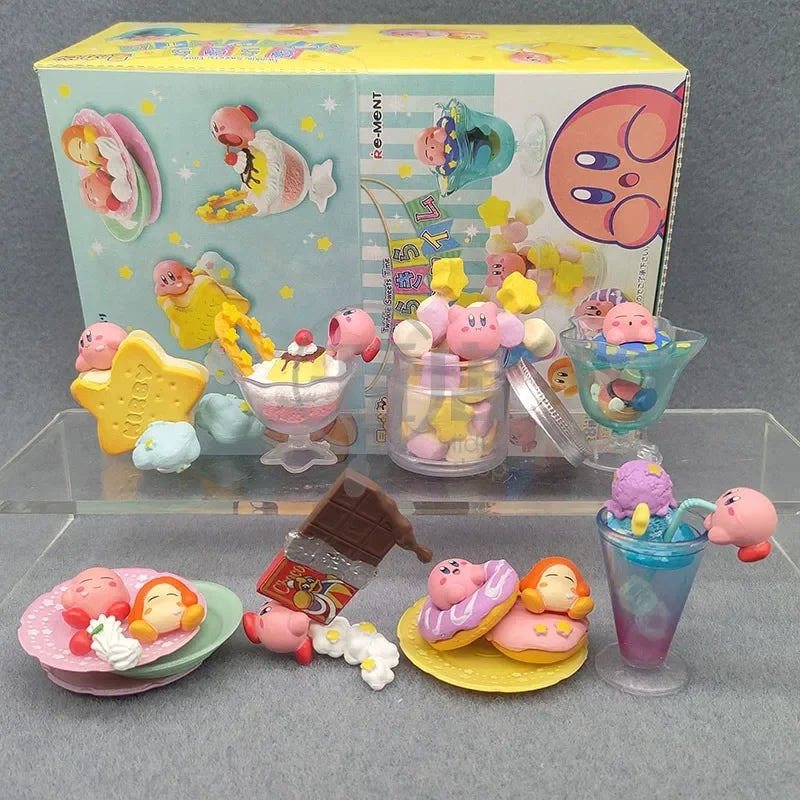 Rement Kawaii Kirby Dessert Blind Box - King Dedede & Meta Knight Desktop Decor Anime Collectible Birthday Gift