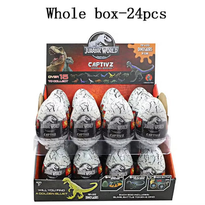Jurassic World Captive 3 Clash Edition Dinosaur Egg Blind Box — 10cm Mini Slime Surprise, Full Box Collection