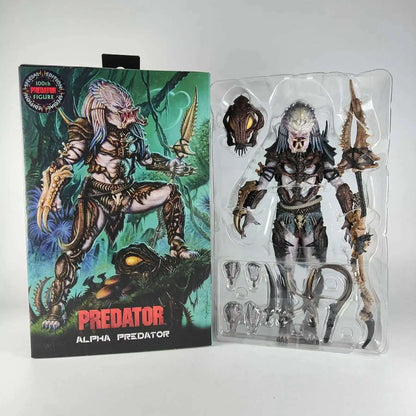 NECA Shaman Ahab Ultimate Scout Warrior Action Figure – Lost Battle Feral Jungle Hunter Predator Collector Toy