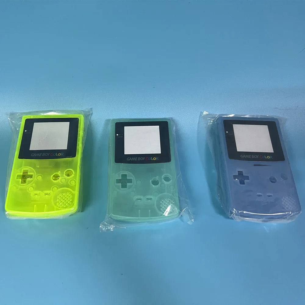 Game Boy Color Replacement Shell - Limited Edition Luminous Housing Case & Accessories