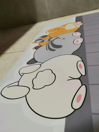Cartoon Diatomaceous Mud Bathroom Mat – Soft, Absorbent Floor Rug for Toilet, Sink & Bedroom