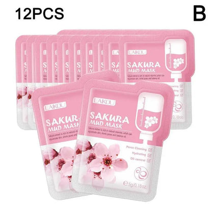 Bio Collagen Face Mask Set - Deep Hydrating Overnight Pore Minimizing Brightening Skincare