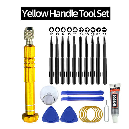 Mobile Phone Repair Tool Kit – Screwdriver, Tablet Battery Disassembly, Screen Opening & Dust Cleaning Set with Small Pentagon Tools