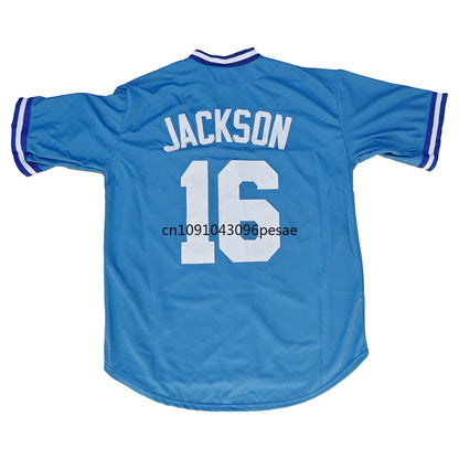 Bo Jackson Retro Baseball Jersey – Kansas City American Jersey, George Brett #5 & Eric Hosmer #35, US Men’s M-3XL
