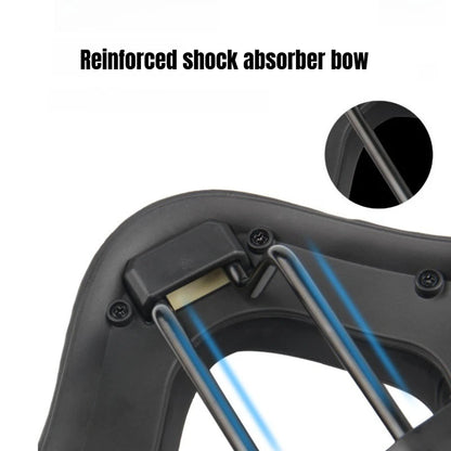 Bicycle Saddle Cushion - Wide Thick Shock-Absorbing Comfortable Seat for MTB, Touring & E-Bikes