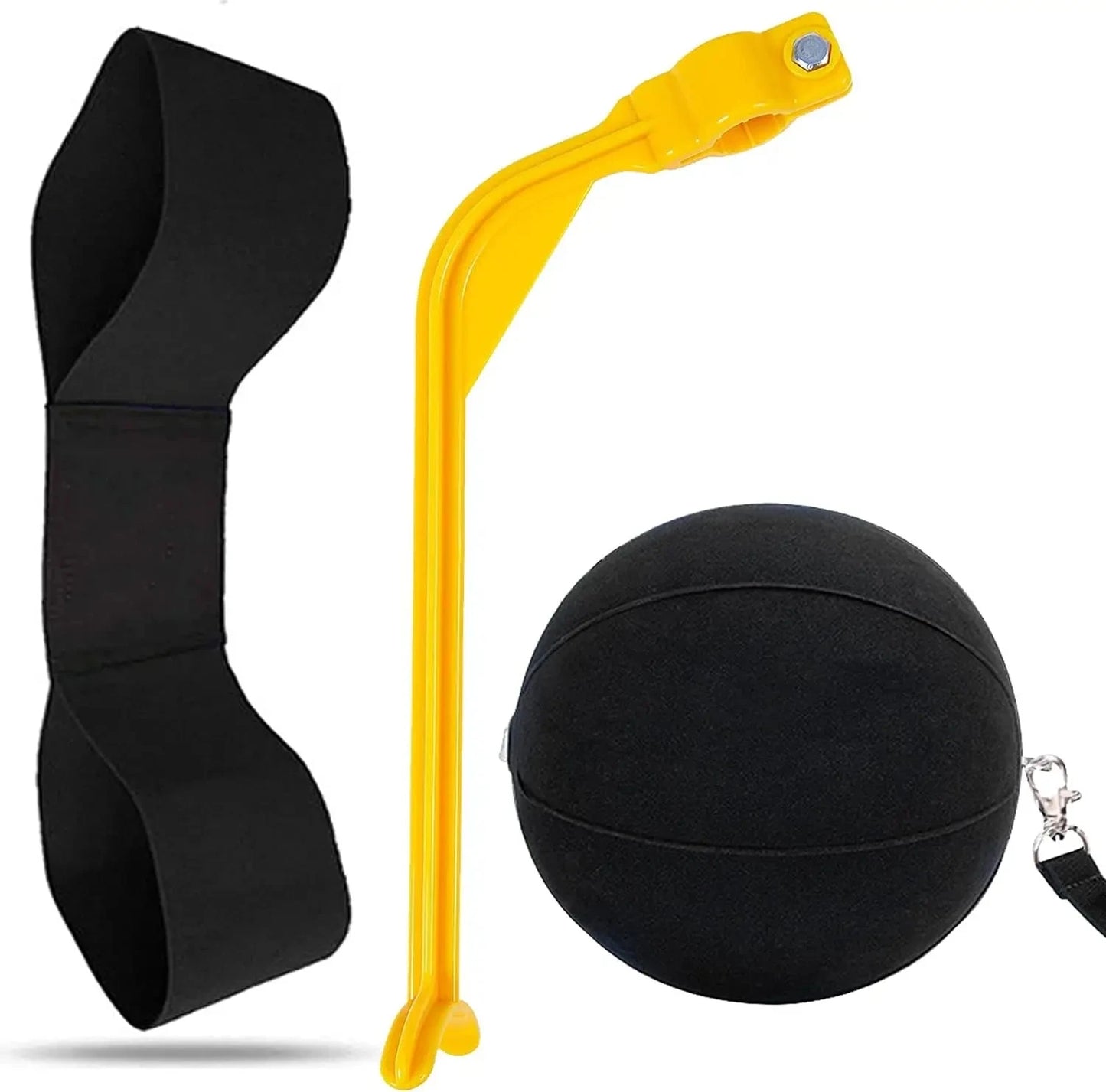 Golf Swing Training Aid Set – Arm Band, Smart Impact Ball & Pump for Posture Correction
