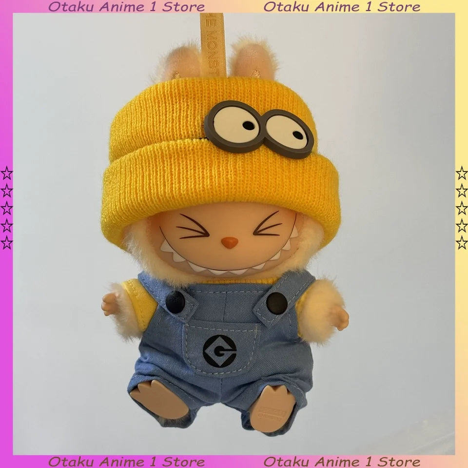 Cartoon Labubu Cute Minions Wukong DIY Outfit – Mini Vinyl Doll Clothing Set & Kawaii Accessories Gift