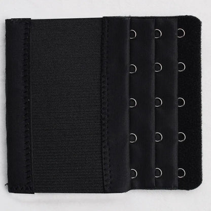 2PCS Women’s Bra Extension Strap – 3 Rows, 5 Buckles, Elastic Adjustable Hook Clip for Bra Accessories