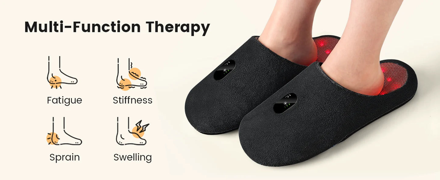 Rechargeable Red Light Therapy Device for Feet – 460nm, 660nm & 850nm Pulse Treatment for Inflammation & Itchiness at Home