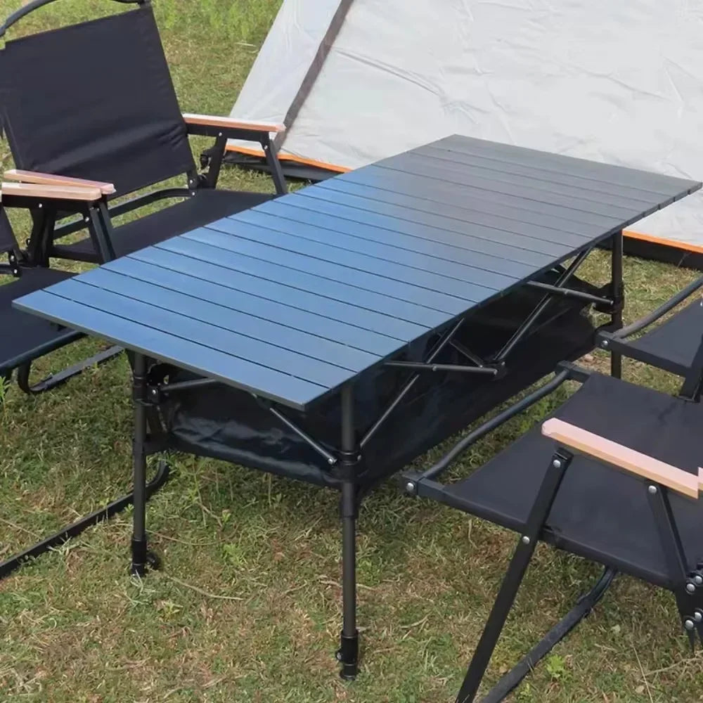 Outdoor Picnic Table with Carrying Bag – Lightweight Portable Folding Desk for Camping & Self-Driving Trips