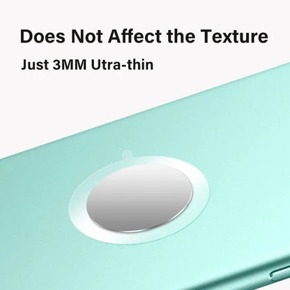 Universal Metal Plate for MagSafe Car Phone Holder - Magnetic Iron Disk Mount Sticker for iPhone and Xiaomi