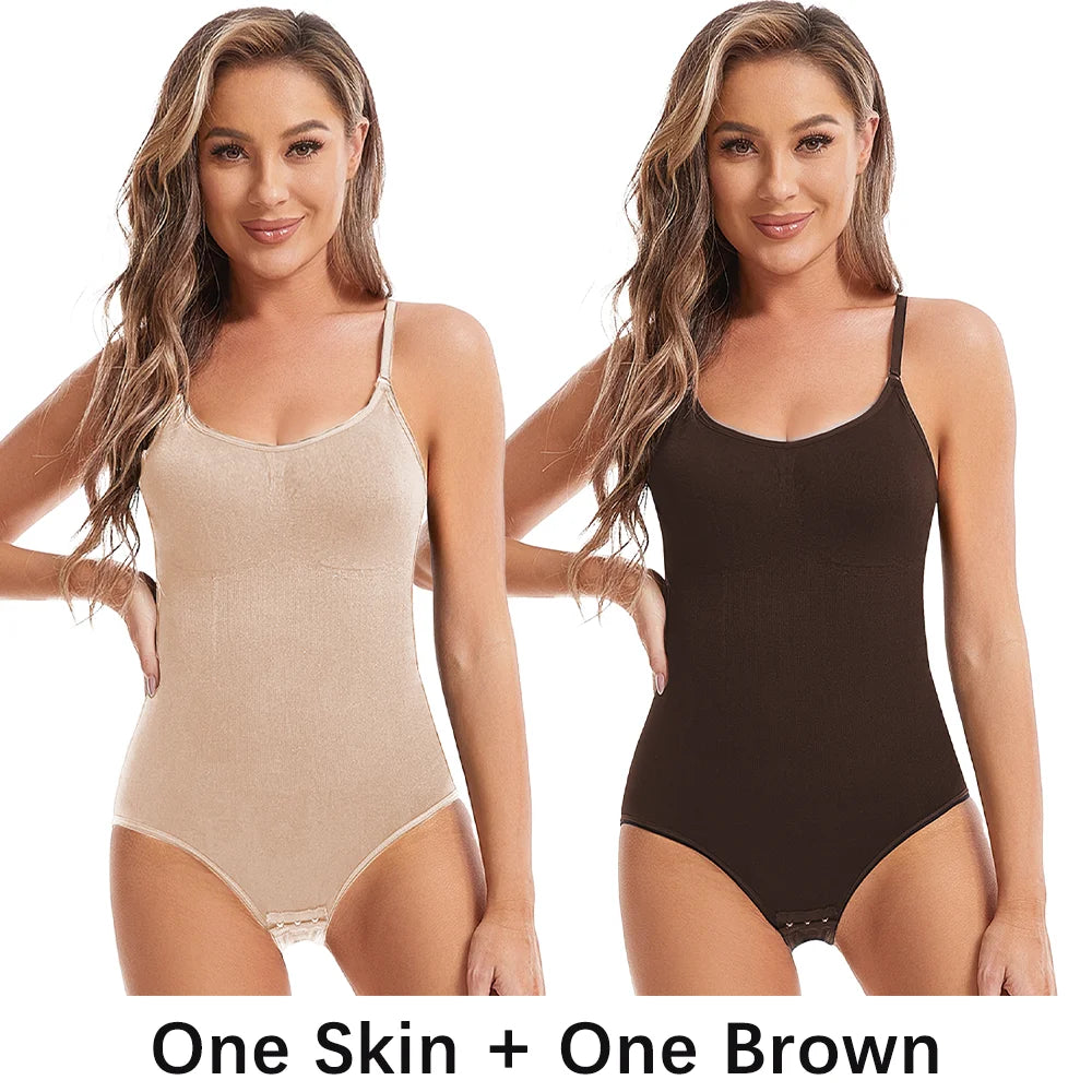 Women Seamless Shapewear Bodysuit - Sexy Slimming Butt Lifter Open Crotch Body Shaper for a Smooth Fit