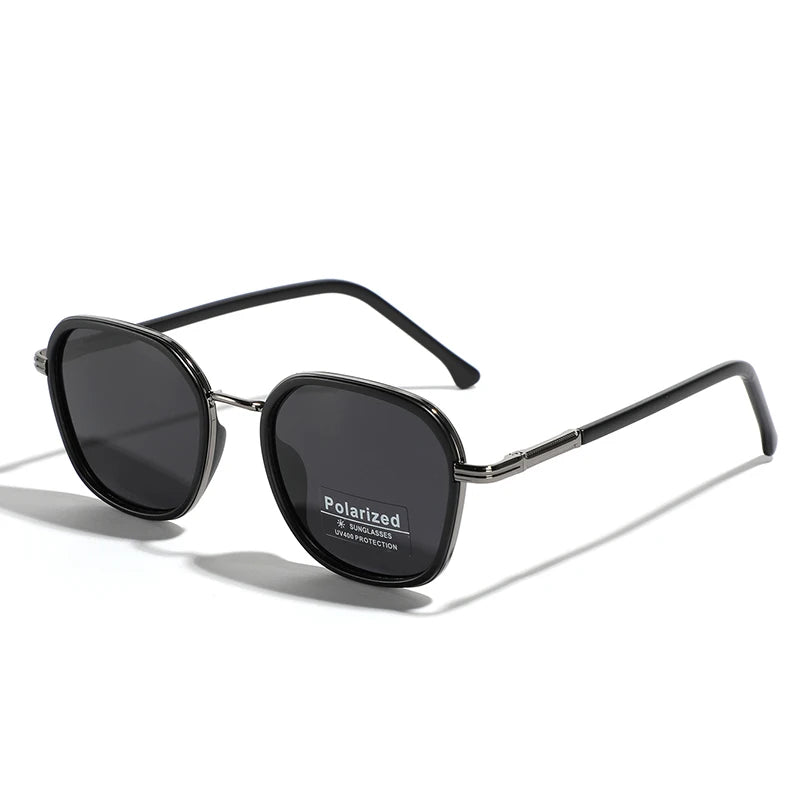 OVZA TR90 Polarized Sunglasses – Fashion Square Frame Driving Glasses for Men & Women S2074