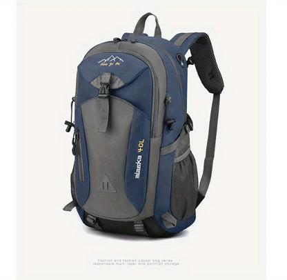 New 40L Outdoor Hiking Backpack – Men’s & Women’s Sports Shoulder Bag for Leisure & Travel, Large Capacity
