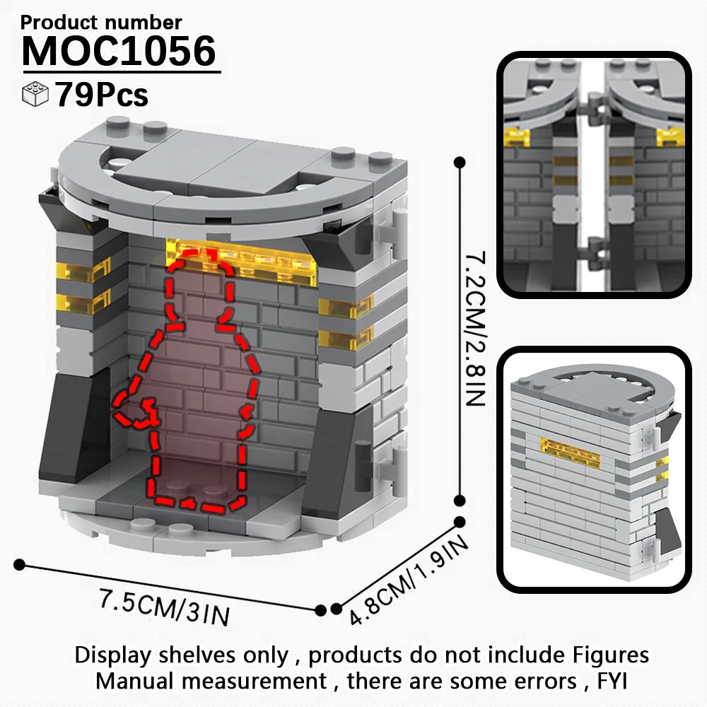 MOOXI Movie Series MOC BrickHeadz Building Blocks Set – DIY Educational Toy for Kids