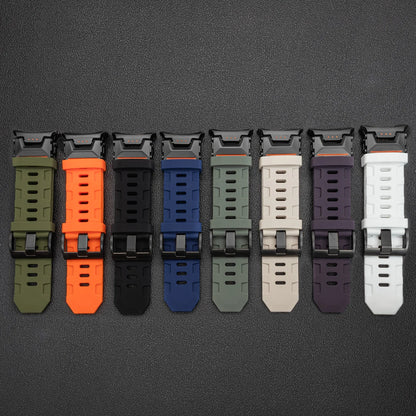 Soft Silicone Loop Strap for Samsung Galaxy Watch Ultra 47mm – Luxury Sports Band with Curved End for Men
