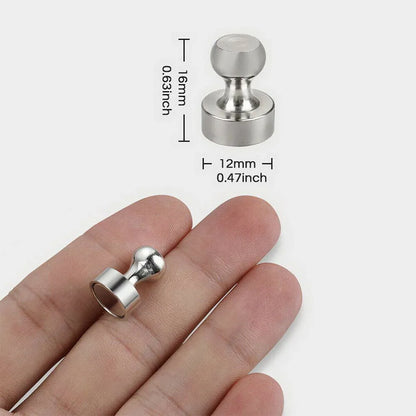 10/20pcs Neodymium Magnetic Pins - Strong Cone Board & Fridge Magnets for Home, Office & Storage