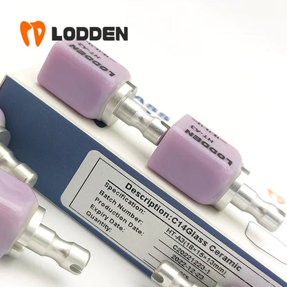 5pcs Lithium Disilicate Blocks for CAD CAM – C14 HT/LH/MT/MO Glass Ceramic Milling Material for Dental Lab