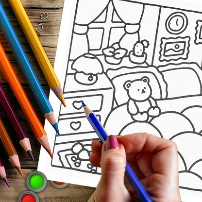 28 Pages Love Style Coloring Book for Adults - Creative Coloring and Drawing Book for Christmas & Thanksgiving