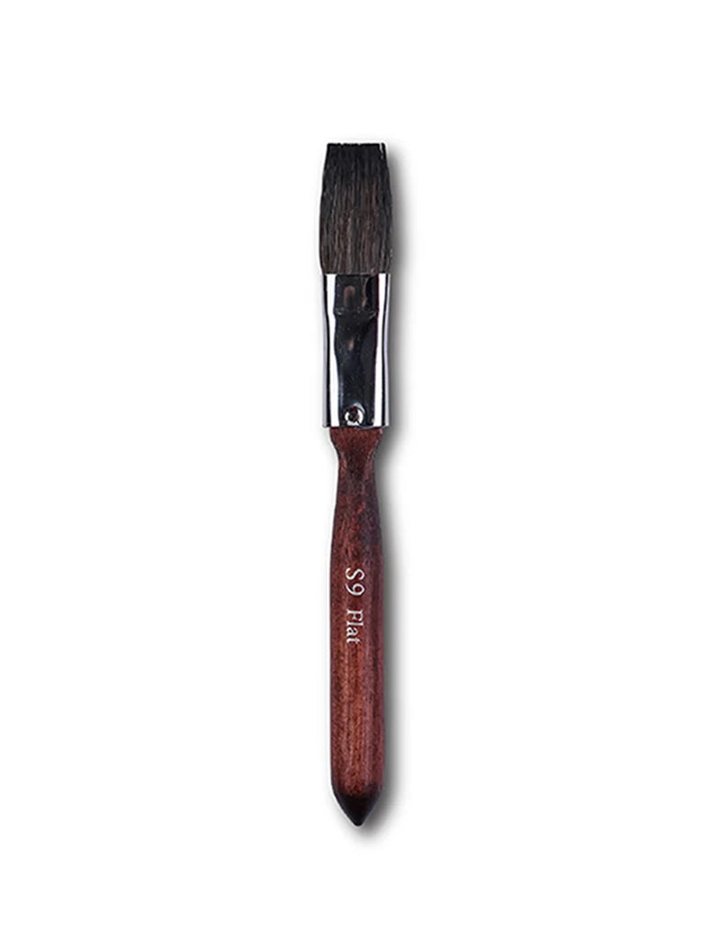 Artsecret Mini Dagger Oval Flat Squirrel Hair Brushes Set – Professional Watercolor Painting Tools