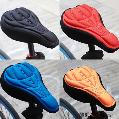 3D Soft Bike Saddle Seat Cover | Comfortable Foam Cushion for Cycling & Bike Accessories