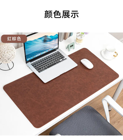 Waterproof PU Desk Pad – Large Non-Slip Mouse Pad & Keyboard Mat for Computer Laptop, Easy to Clean Protective Cover