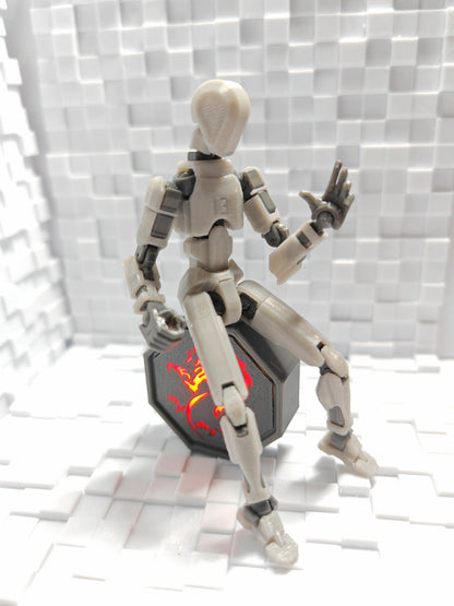Titan 13 Action Figures – 3D Printed Multi-Jointed Movable Lucky 13 & Nova 13 Collectibles