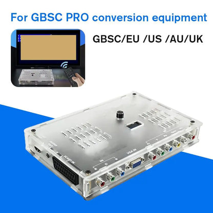 GBSC Pro GBS High-End Video Converter – SCART, RGBS, YPbPr, VGA & Composite (AV/SV) to HDMI for Retro Game Consoles