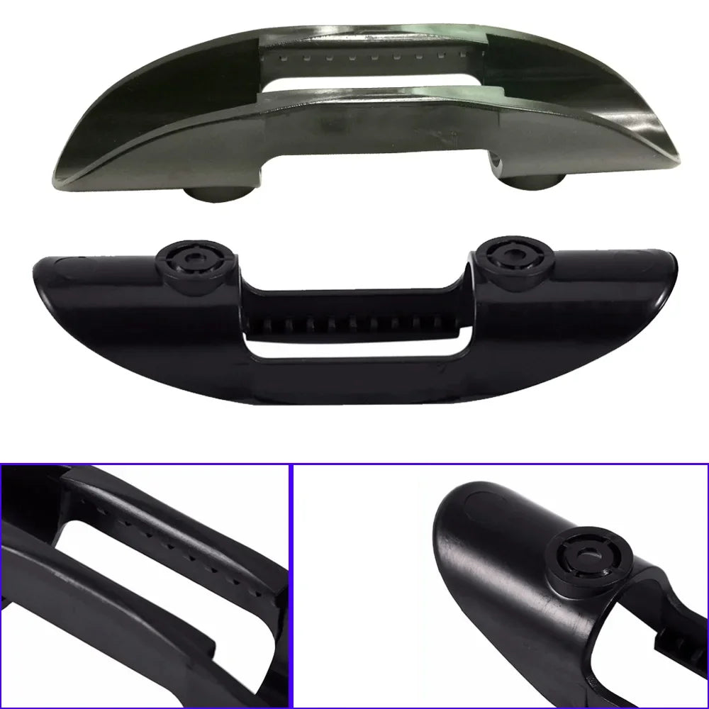Kayak Canoe Paddle Clip – Deck Mounted Paddle Holder with Screws & Nuts for Fishing Boats & Oars