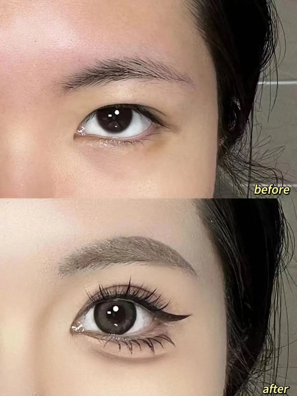 JUDYDOLL Super Fine Eyeliner | Waterproof, Anti-Shake and Long-Lasting | Fine Brushwork for Slim and Enlarged Eyes | Fast Drying