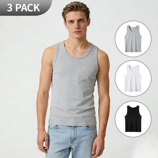 Men’s Plain Color Summer Sports T-Shirt Set (1/3 Pieces) – Comfortable Short Sleeve Casual Tee for Home, Workout & Daily Wear
